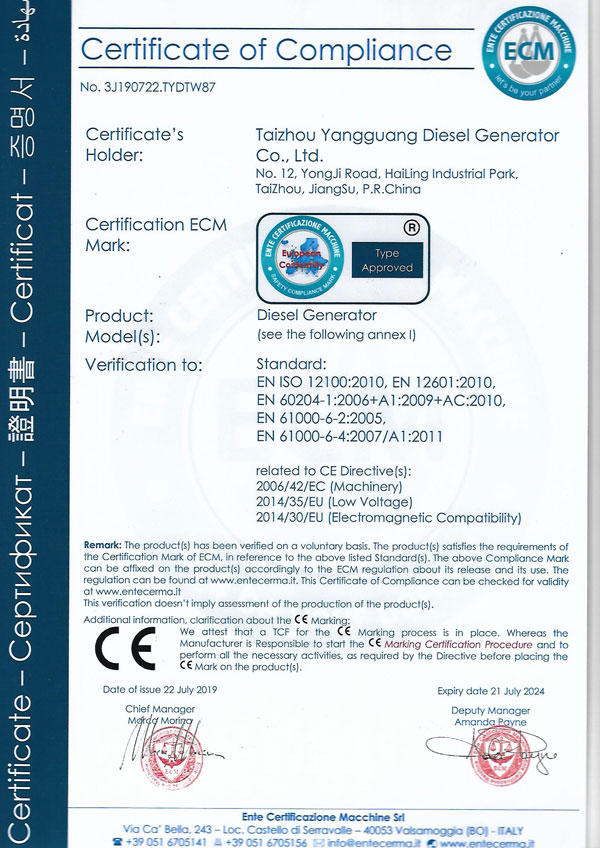 Certificate of Compliance